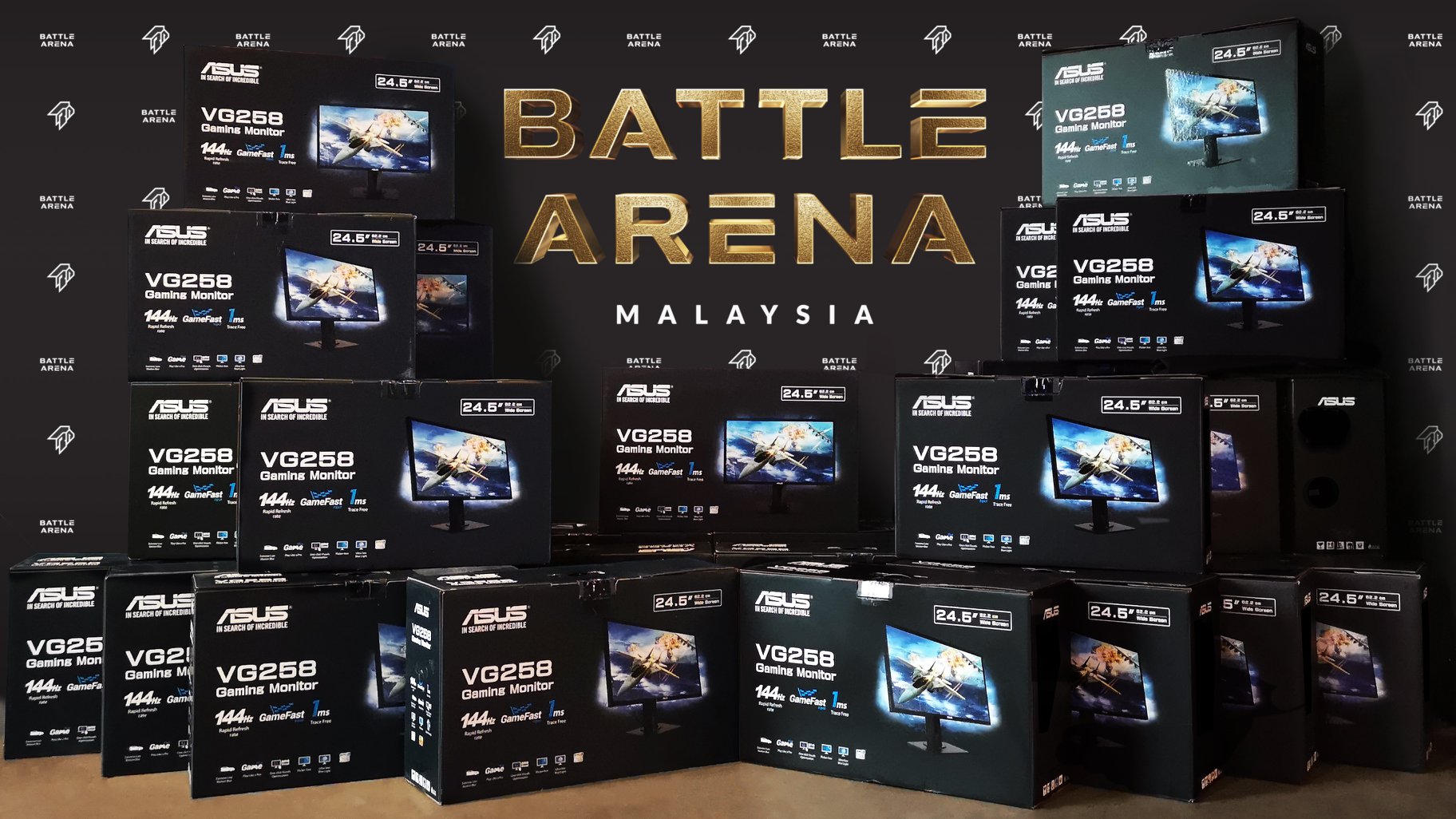 ASUS VG258 144hz Monitors – Battle Arena